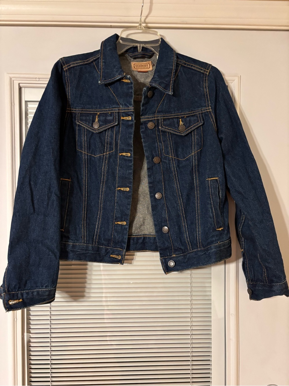 Schmidt work wear Classic Dark Blue Denim Jean Jacket
